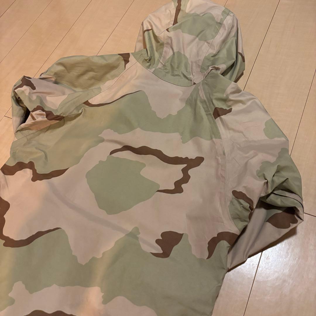 【実物】00s 米軍実物 ゴアテックス デザートカモ M-REGULAR