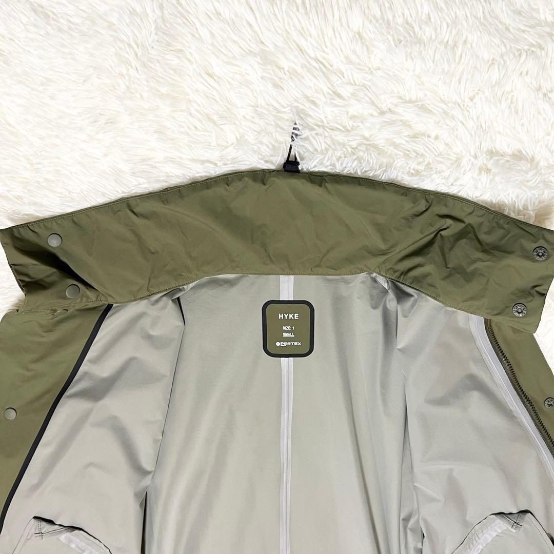 【美品】 HYKE ハイク PERTEX M65 オリーブ パーテックス コート