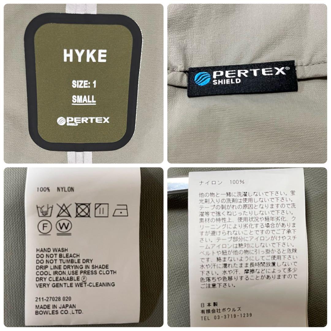 【美品】 HYKE ハイク PERTEX M65 オリーブ パーテックス コート