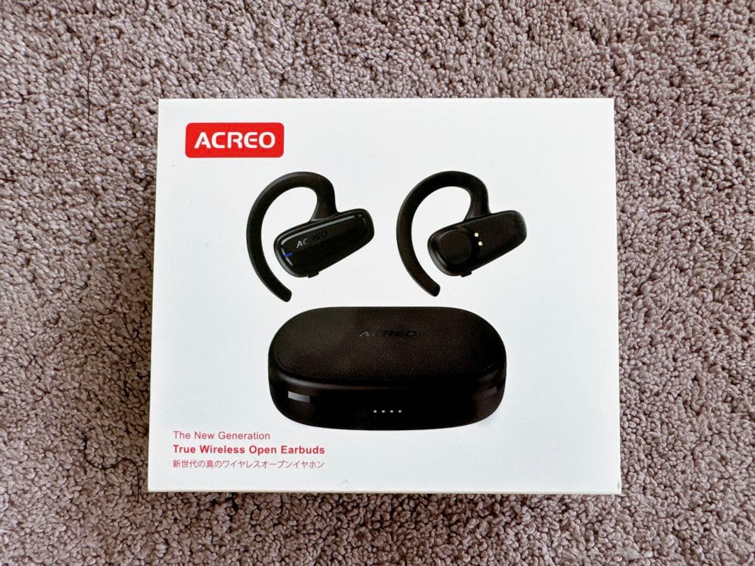 次世代オープンイヤー ワイヤレスイヤホン ACREO OpenBuds