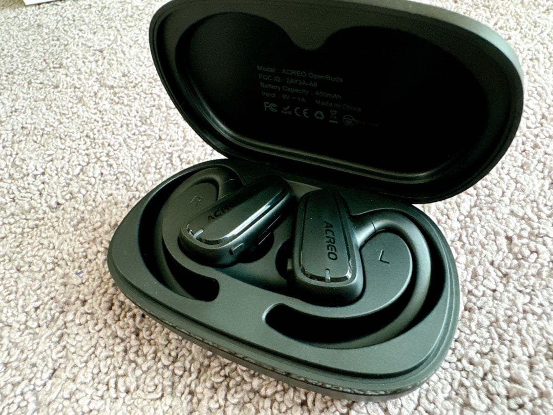次世代オープンイヤー ワイヤレスイヤホン ACREO OpenBuds