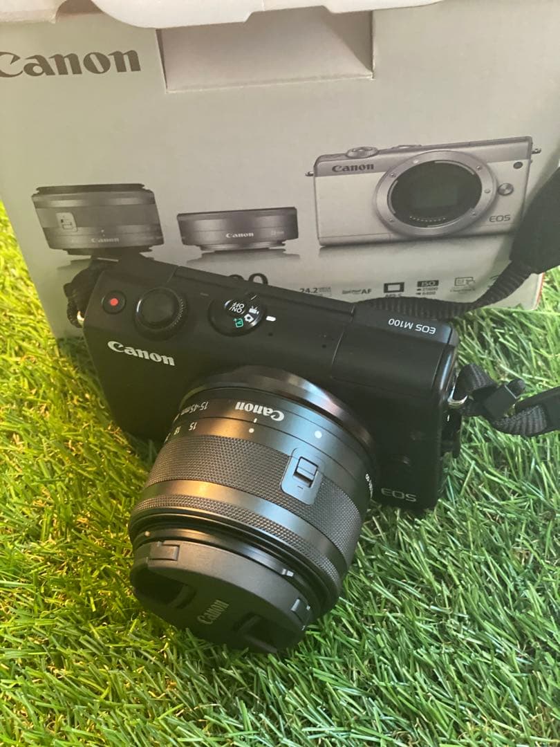 美*咲様 未使用！超美品！ Canon EOS M100 EF-M15と単焦点広