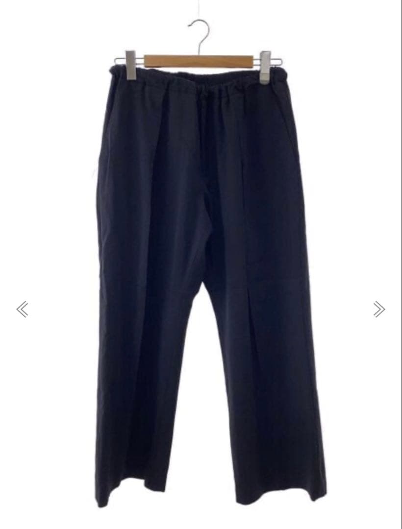 Plan C wide pants blackワイドパンツ　ブラック