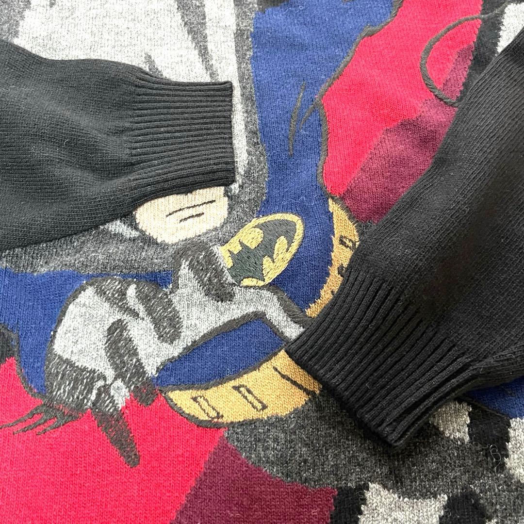 超希少 ICEBERG バットマン セーター イタリア製 黒 サイズ表記S