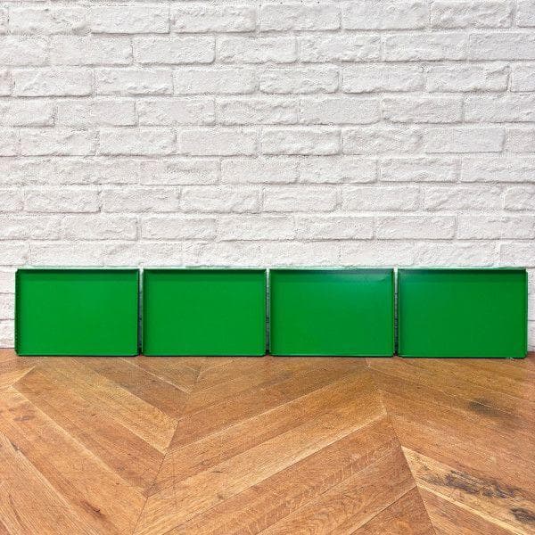 64849★4枚セット USM ハラーシステム パネル グリーン 穴なし 棚板