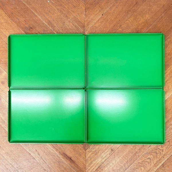 64849★4枚セット USM ハラーシステム パネル グリーン 穴なし 棚板