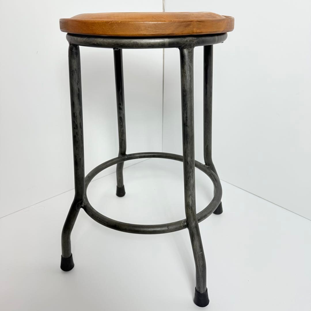 マディ ビンテージ アイアンスツール チェア　アジアン