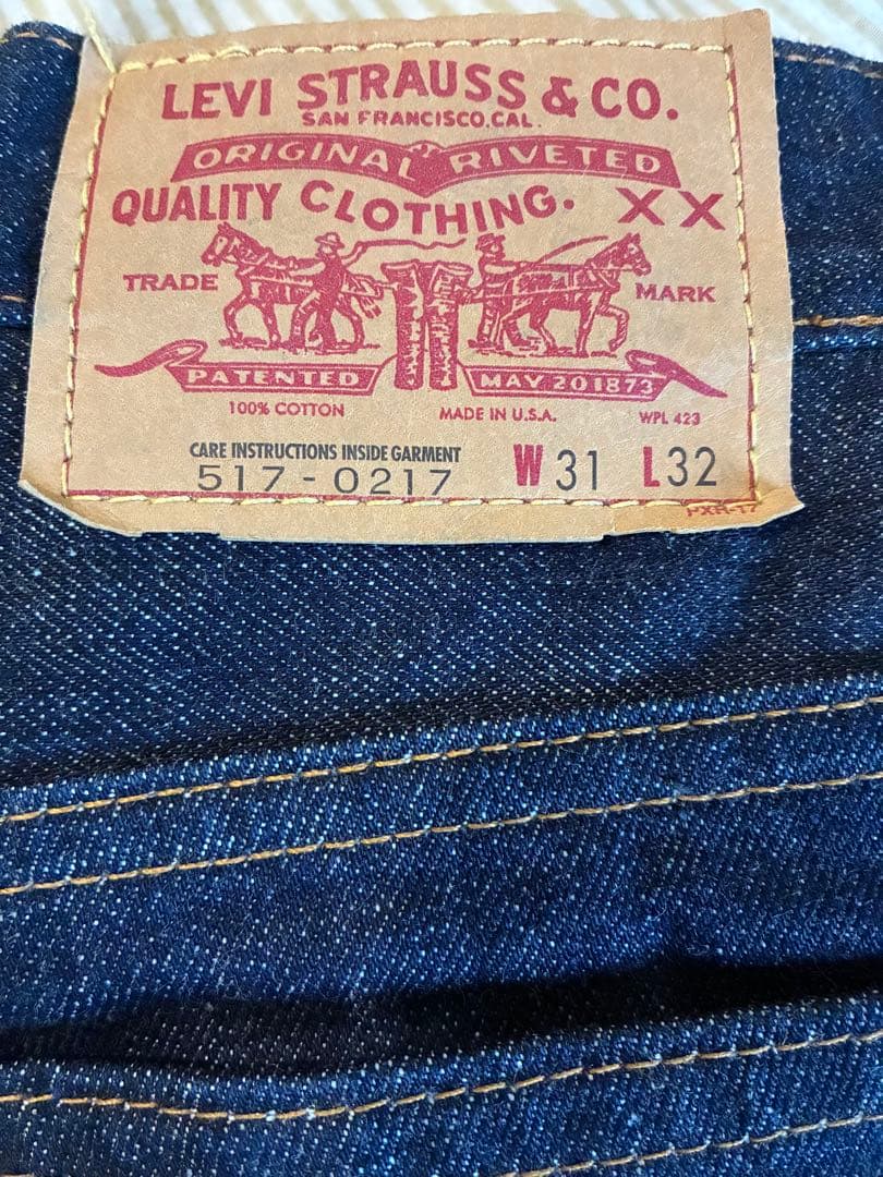 真紺　Levi's 555 90年代　バレンシア工場　517