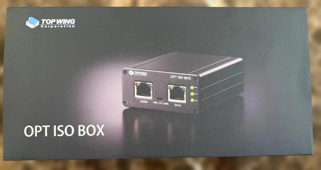 TOP WING OPT ISO BOX　（オプティカルLANアイソレーター）