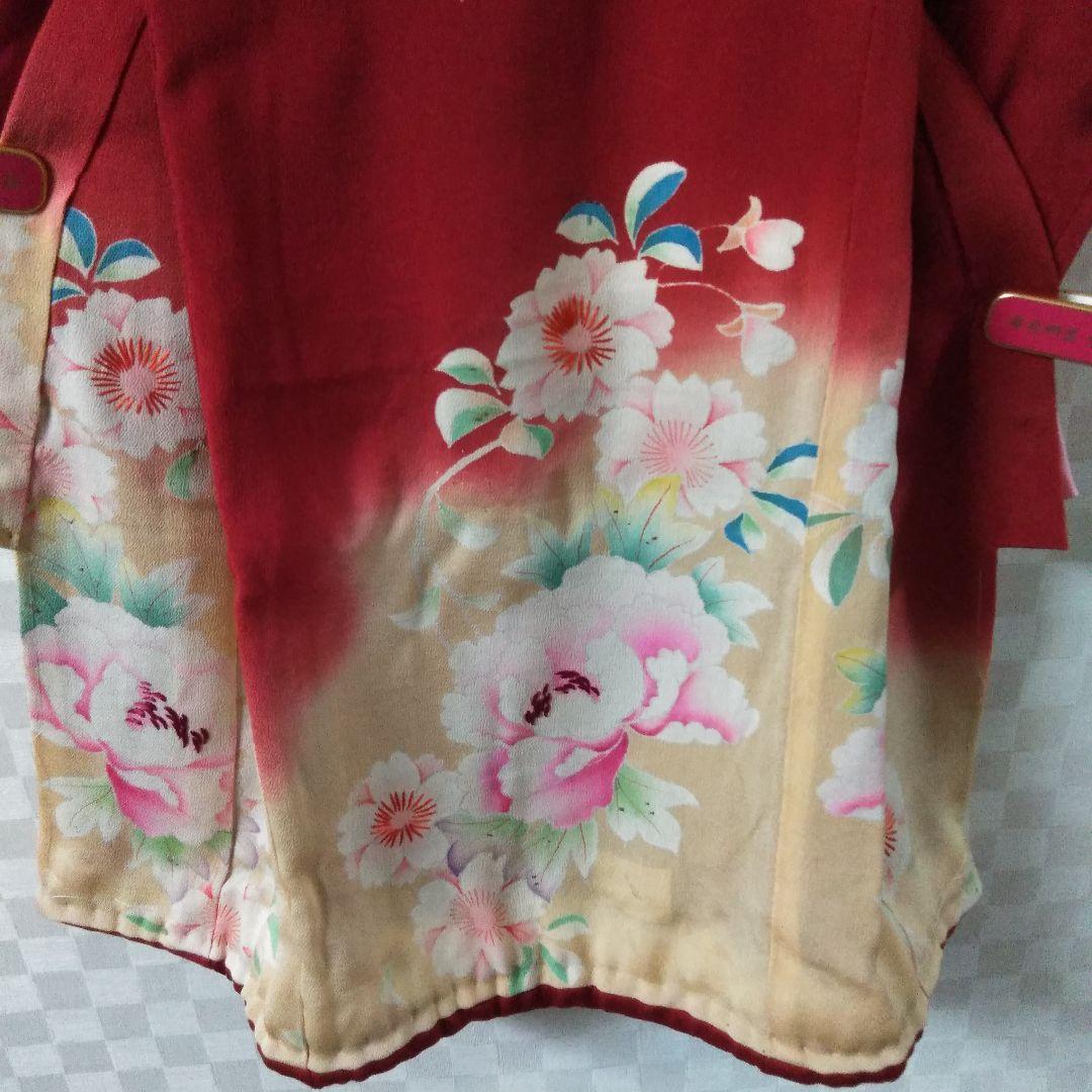 アンティーク古布着物　人形着物　市松人形着物　重ね着つき
