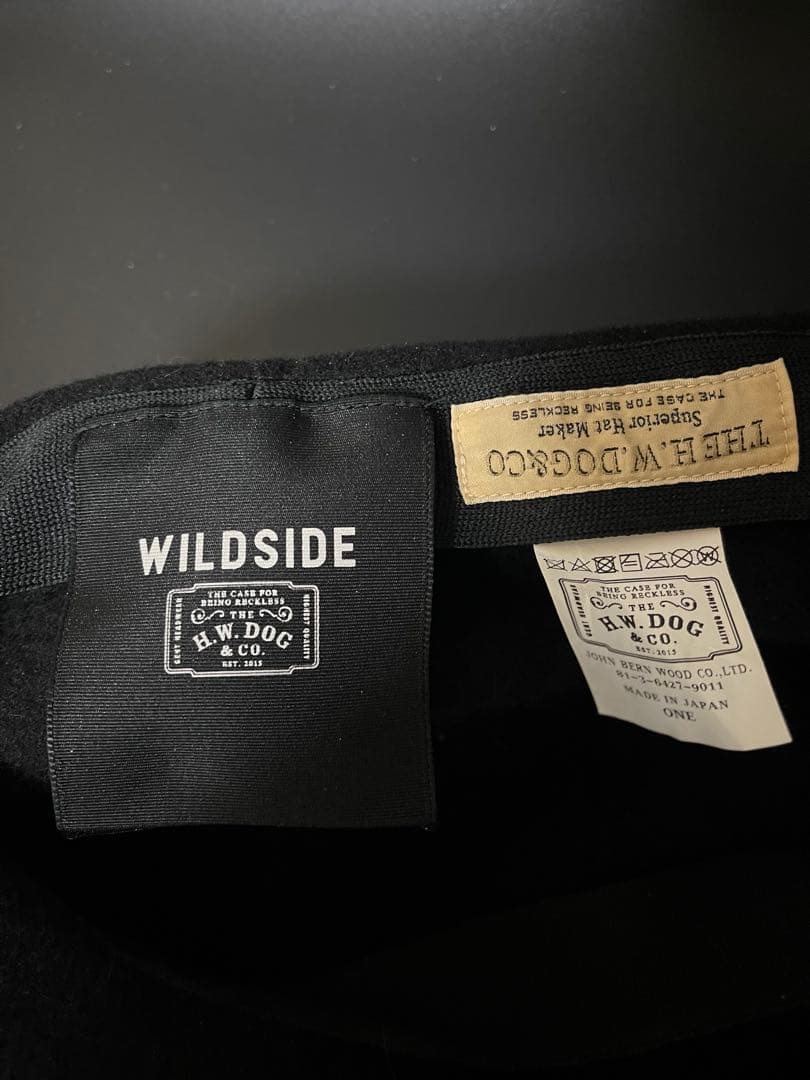 ヨウジヤマモト WILDSIDE × THE H.W.DOG&CO.ベレー帽