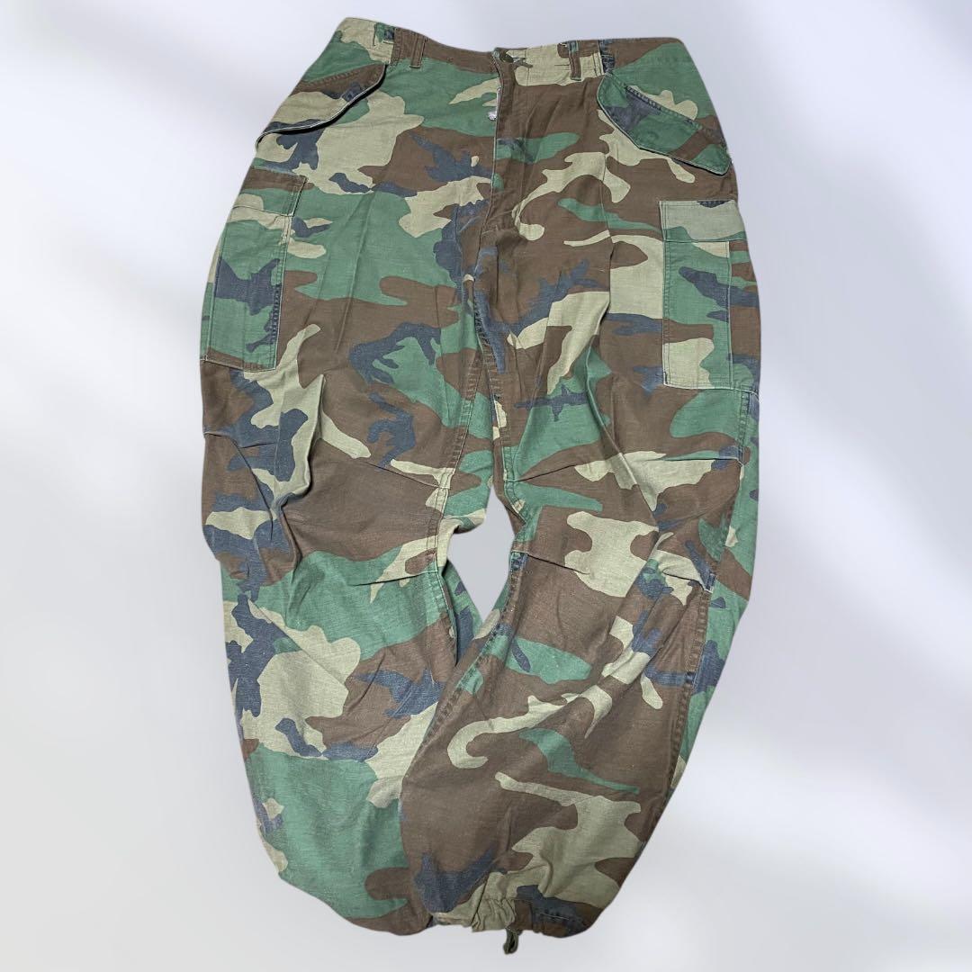 米軍実物 80s 初期型 BDU ウッドランドカモ TALON ZIP