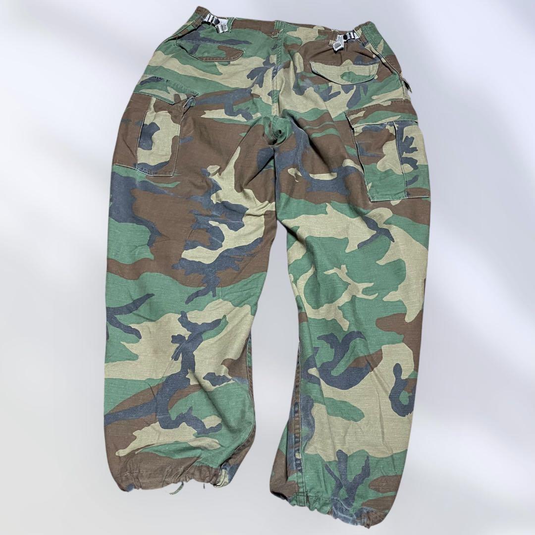 米軍実物 80s 初期型 BDU ウッドランドカモ TALON ZIP