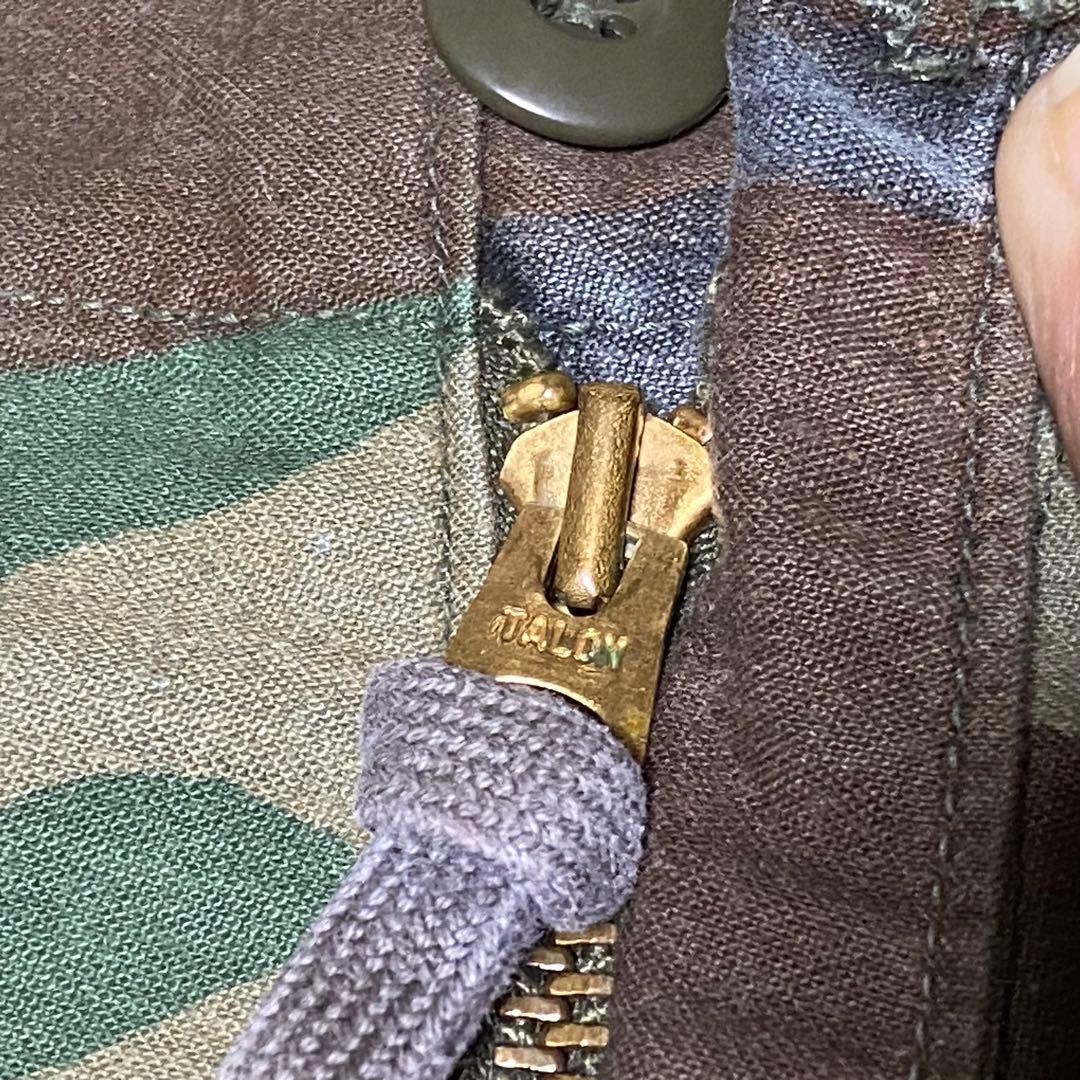 米軍実物 80s 初期型 BDU ウッドランドカモ TALON ZIP