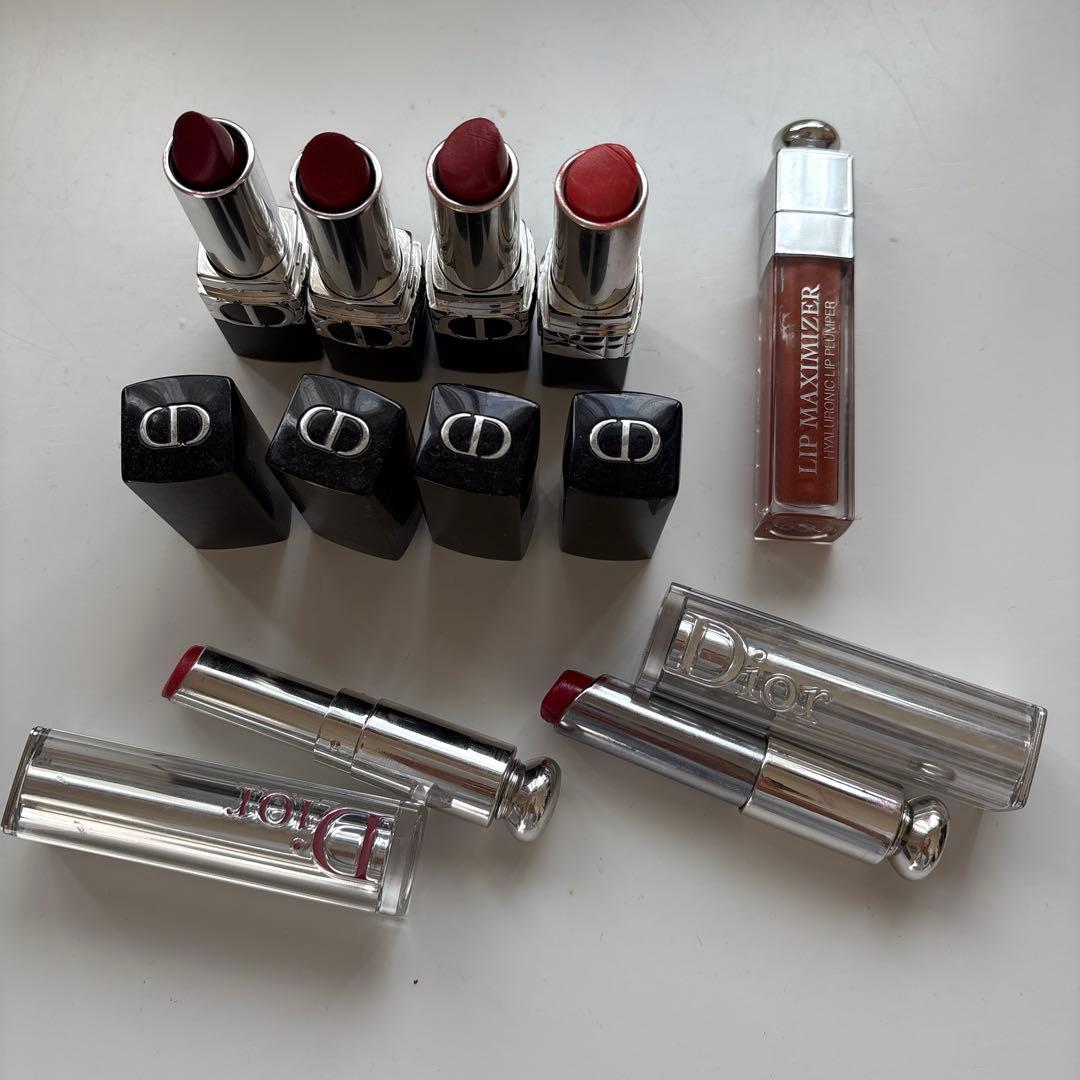あ*め様 Dior CHANEL 他 デパコスまとめ売り 53点 リップ中心