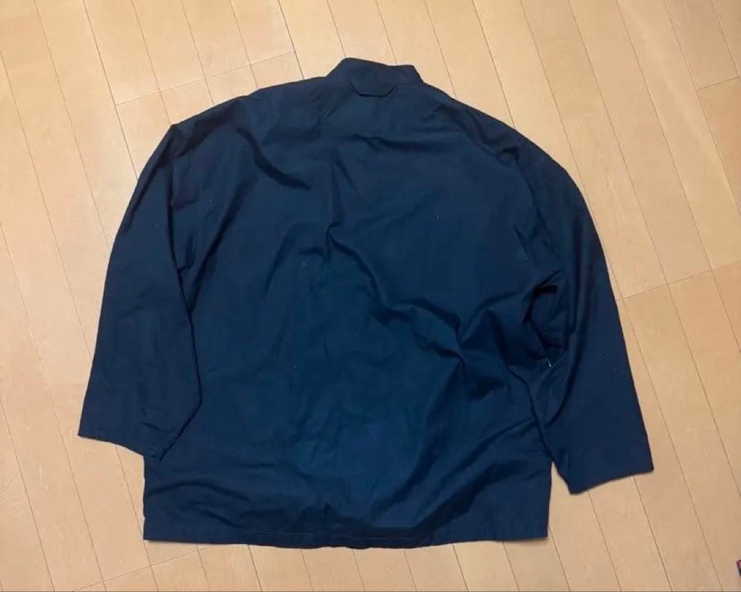 MUJI Labo 撥水高密度織りスタンドカラージャケット S-M ブラック