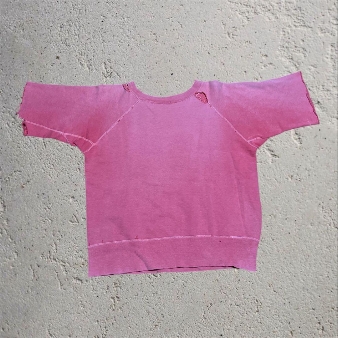 60s BRADLEY UNIVERSITY 3段プリント ビンテージ ラグラン