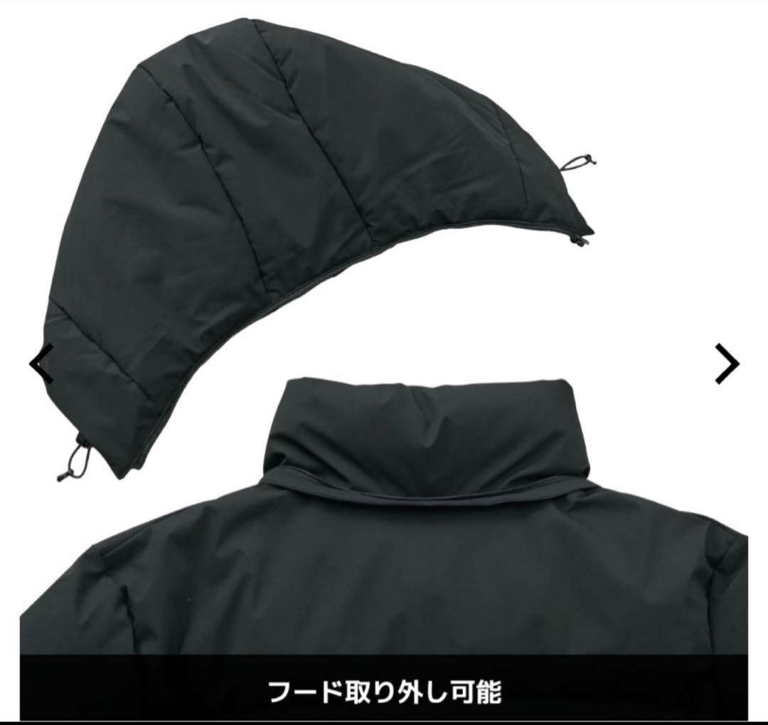 y*i様 3Lグリーンxシェルター ギガパフダウンコート