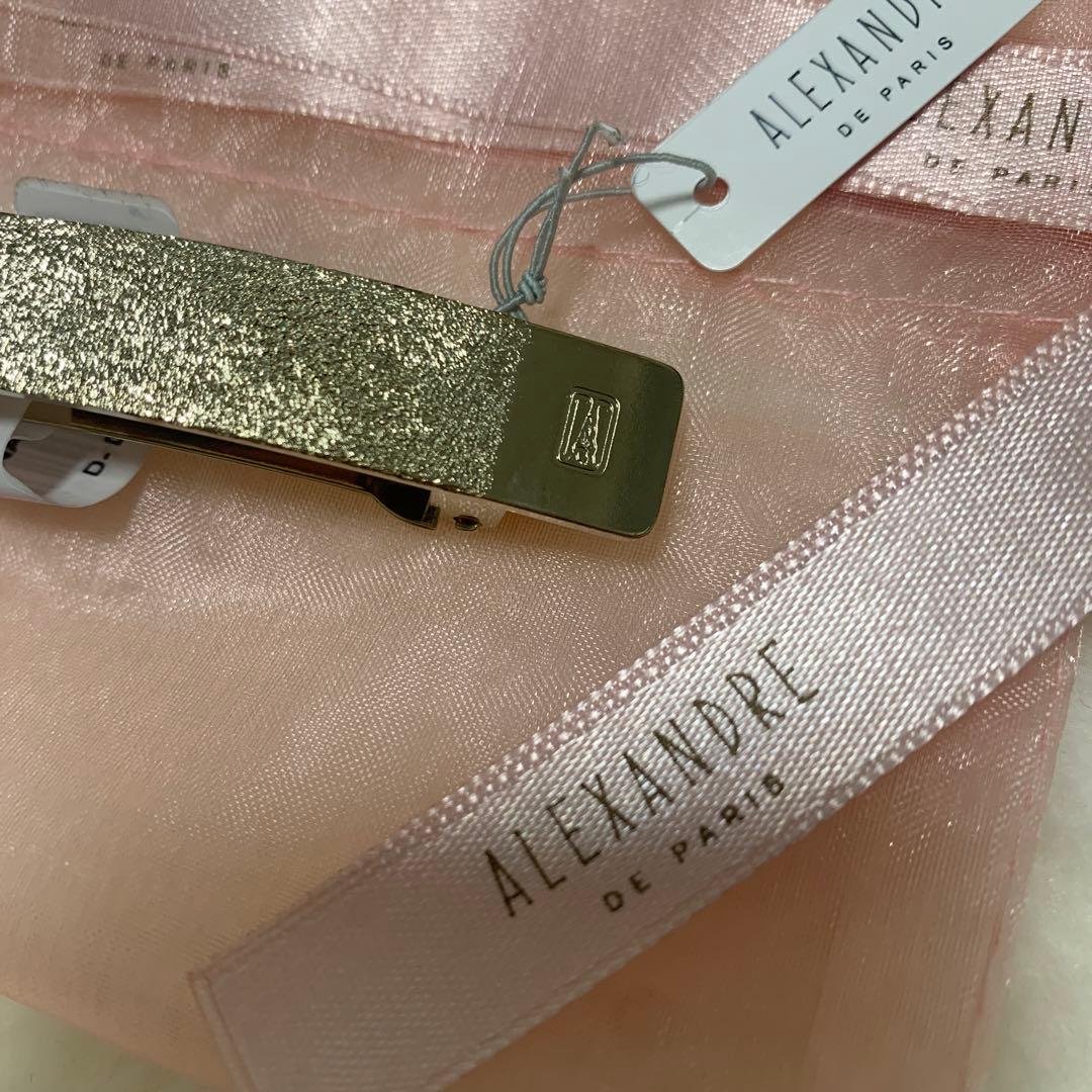 《新品》ALEXANDRE DE PARIS ゴールド　バレッタ