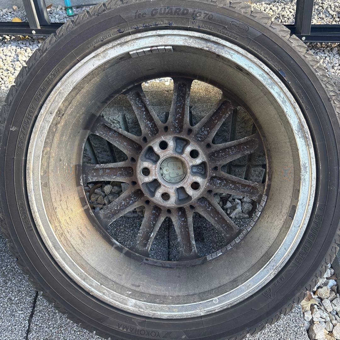 17クラウン 純オプホイール スタッドレス付