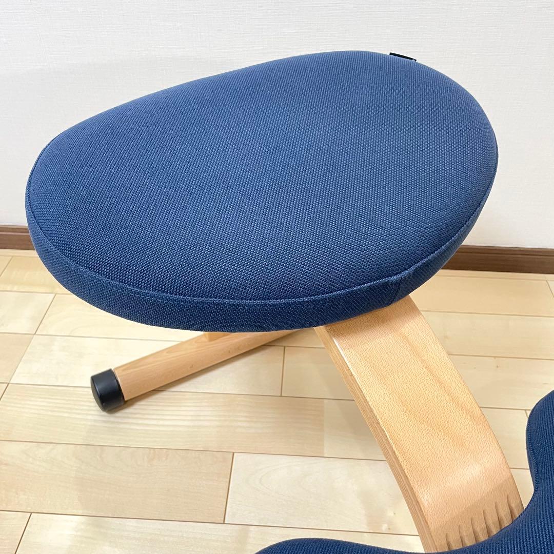 バランスラボ バランスチェア バランスイージー ネイビー ショートフレーム 美品