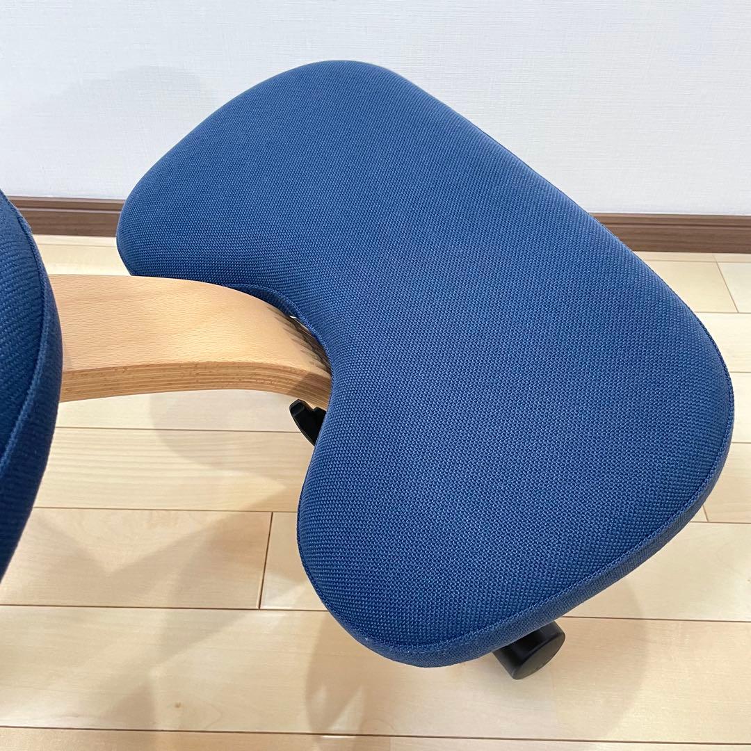 バランスラボ バランスチェア バランスイージー ネイビー ショートフレーム 美品