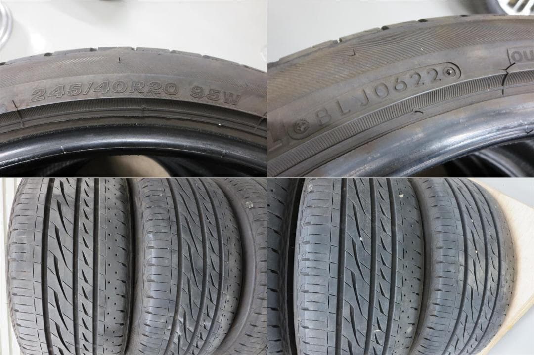 美品バリ山 レクサス RX F 純正 REGNO GRVⅡ 245/40R20