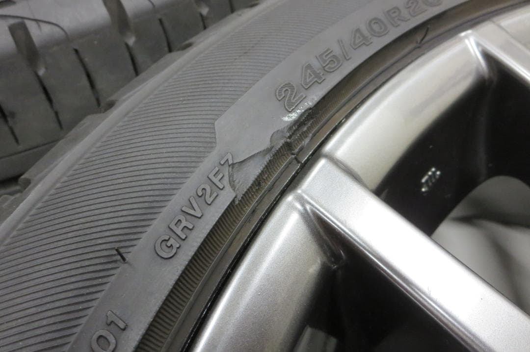 美品バリ山 レクサス RX F 純正 REGNO GRVⅡ 245/40R20