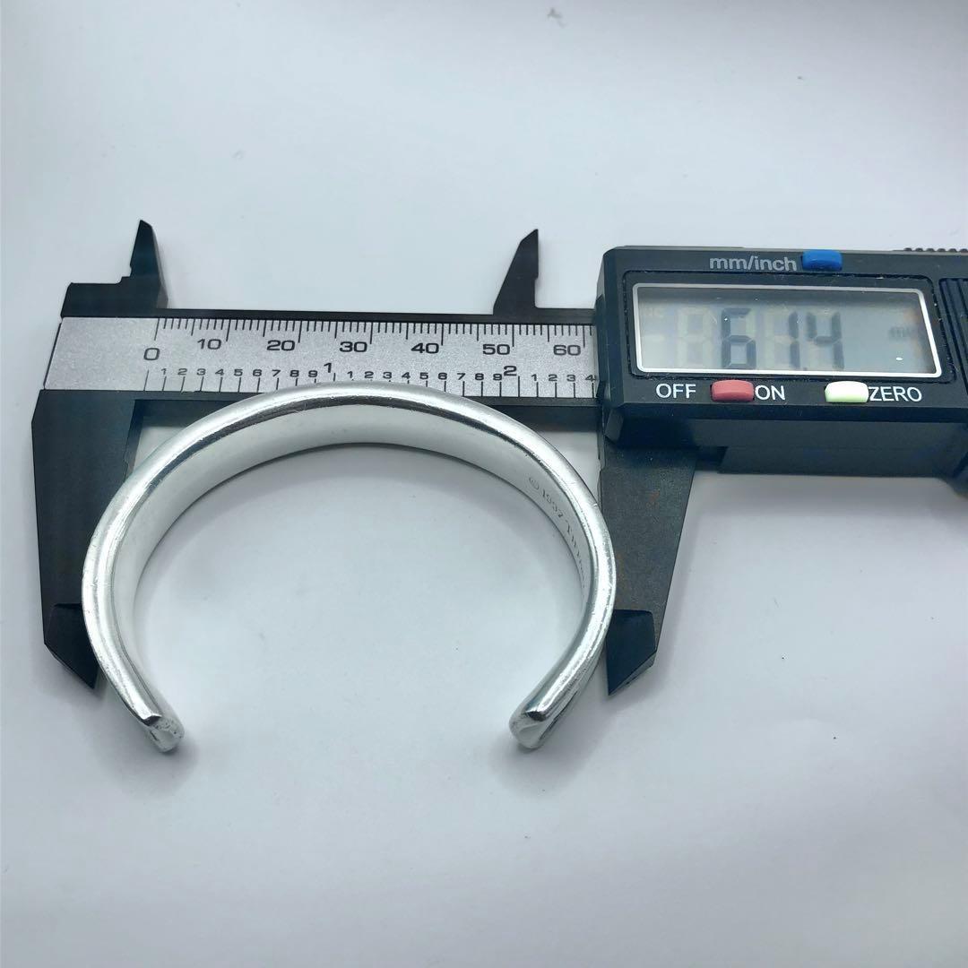 ティファニー ナロー カフ バングル 1837 シルバー925 ワイド 美品