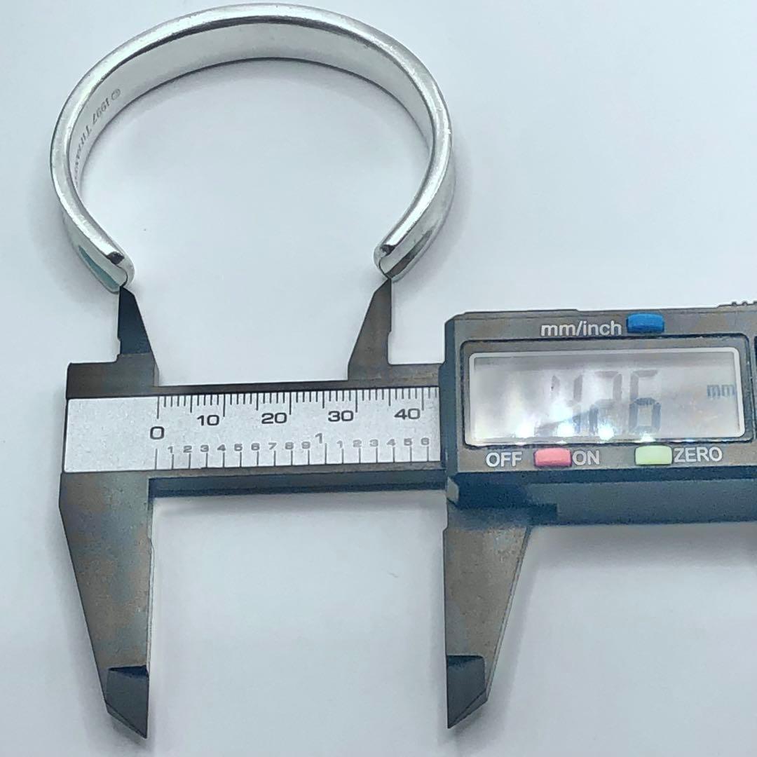 ティファニー ナロー カフ バングル 1837 シルバー925 ワイド 美品