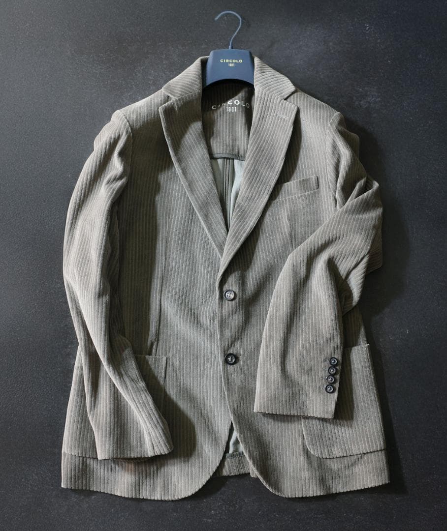 チルコロ　CIRCOLO シングル ジャケット　50 コーデュロイ ジャケット