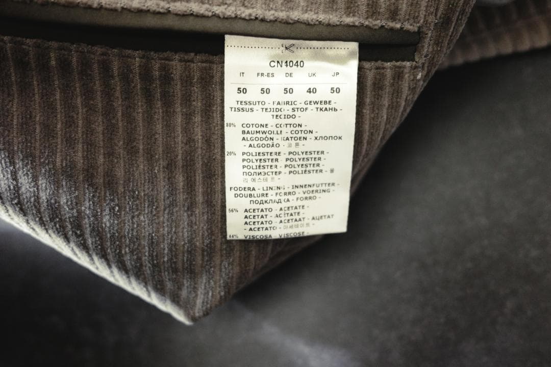 チルコロ　CIRCOLO シングル ジャケット　50 コーデュロイ ジャケット