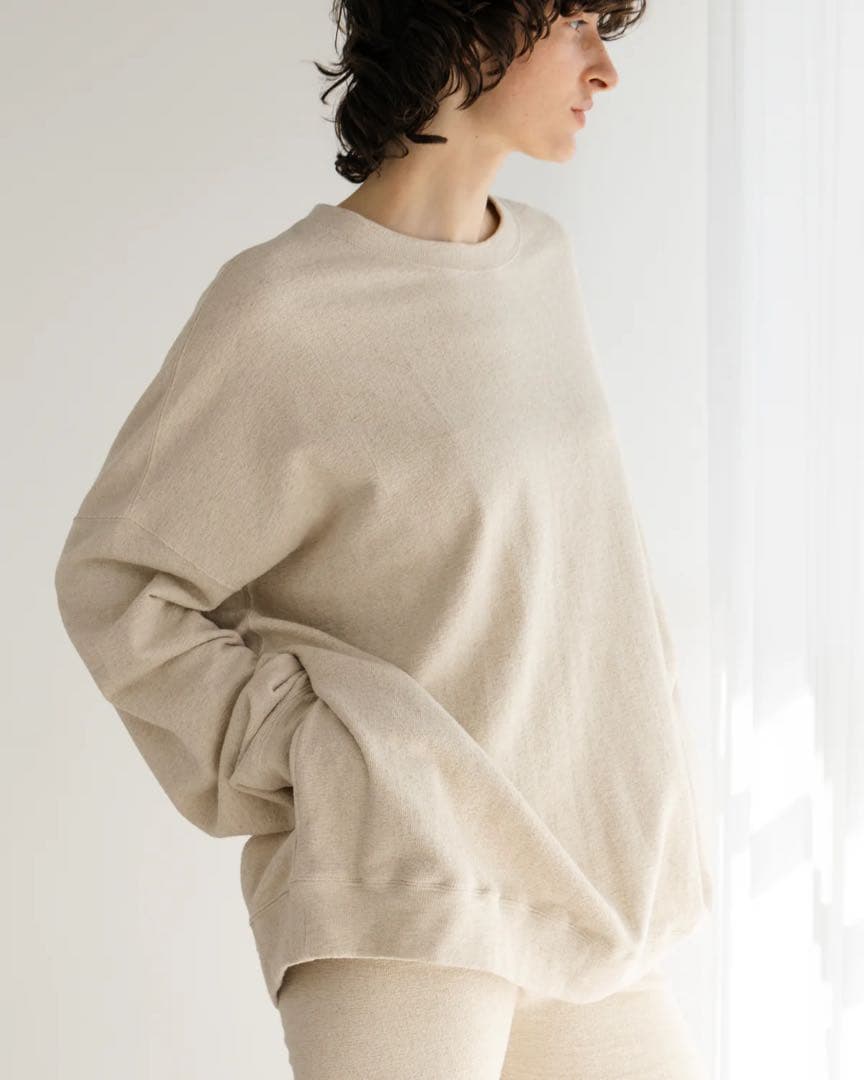 Y.S♡　BIYOMA COTTON LINEN RIB PULLOVER