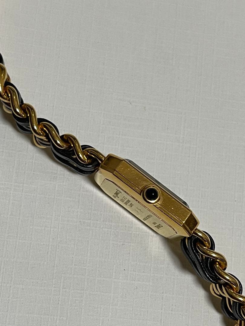 CHANEL プルミエール L ゴールド/ブラック 時計