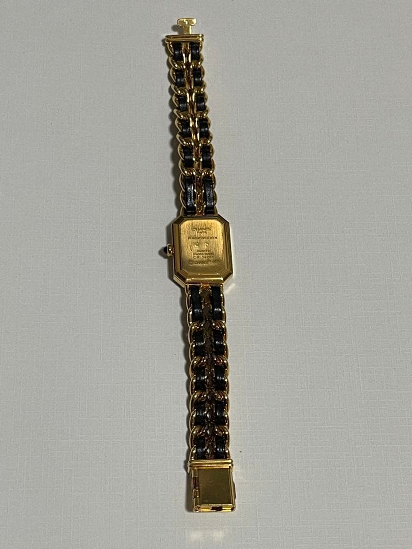 CHANEL プルミエール L ゴールド/ブラック 時計