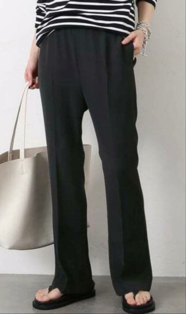 【ドゥズィエムクラス】イージーフレアパンツ　サイズ34