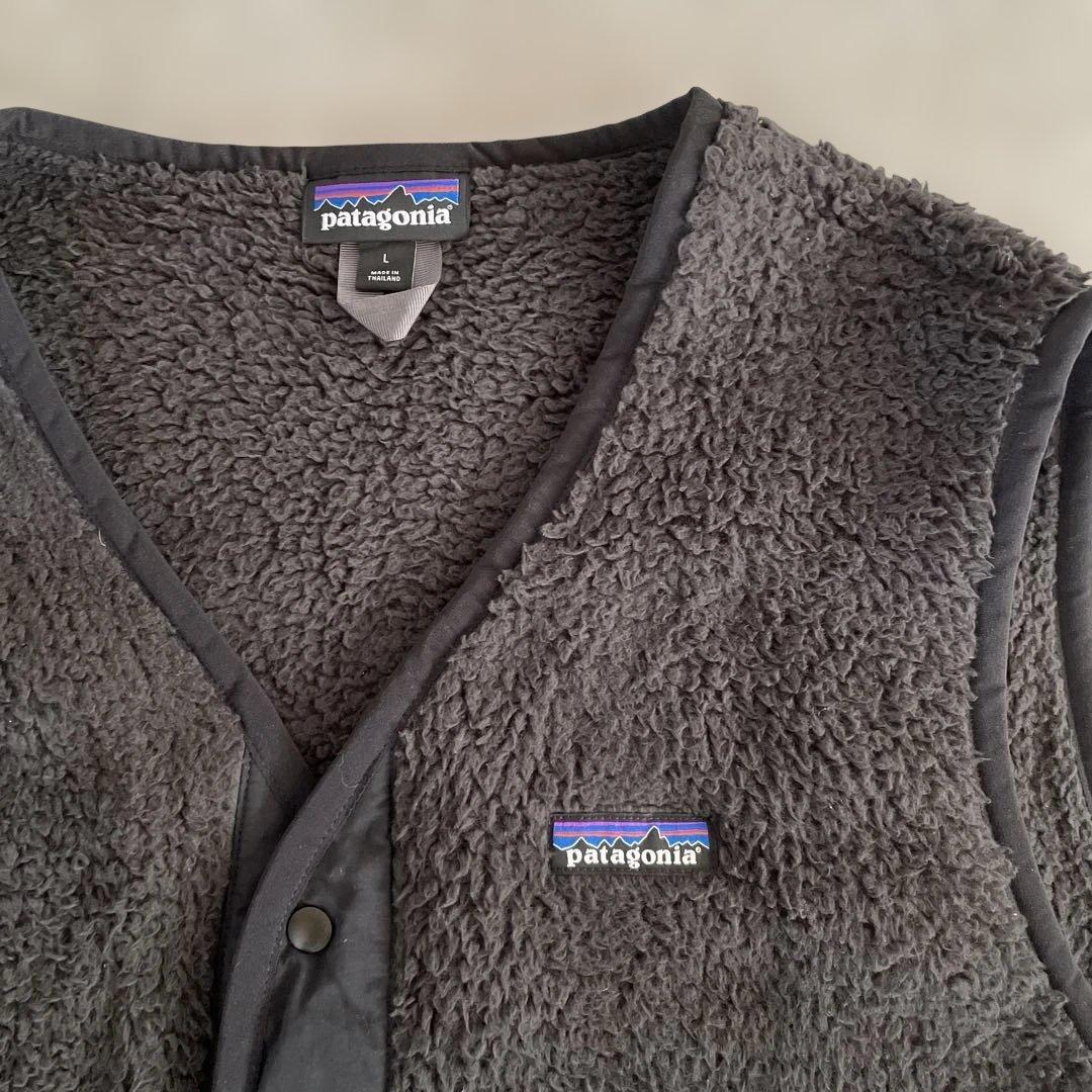 【美品】Patagonia Ｌ　黒 ベスト メンズ ロスガトス ベスト