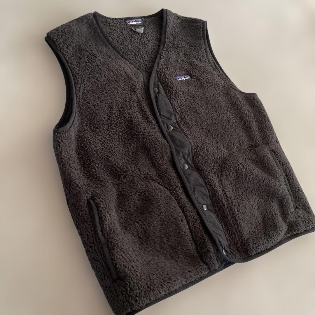 【美品】Patagonia Ｌ　黒 ベスト メンズ ロスガトス ベスト
