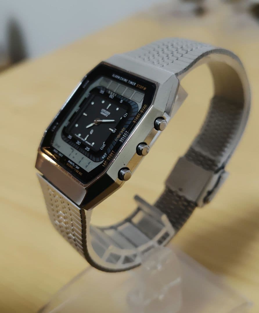 CITIZEN　アナデジ　4-082911 ランサー　稼働品