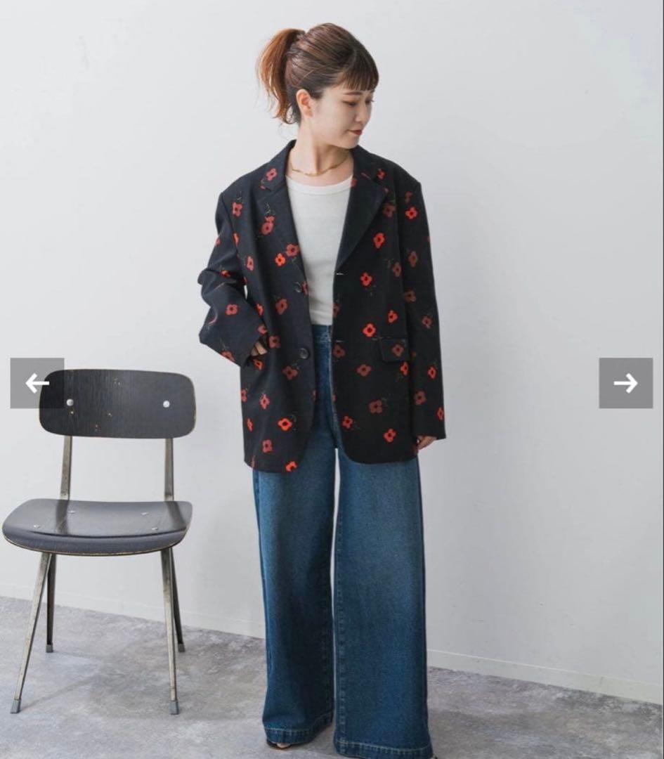 コラボ⭐︎花柄オーバーサイズジャケット