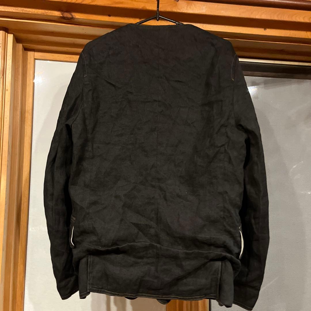 Nexus7 リネン ノーカラージャケット 44