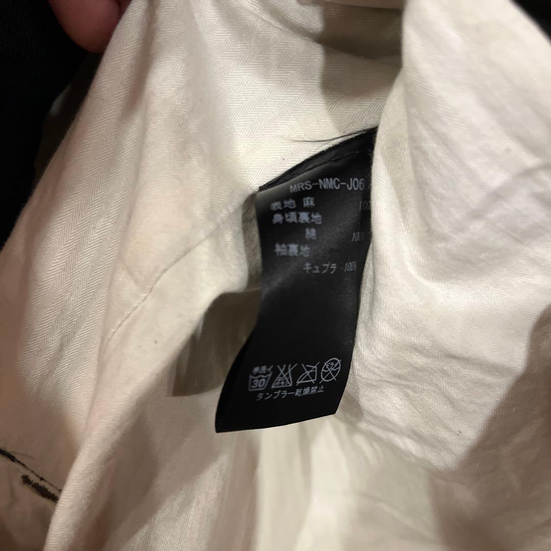 Nexus7 リネン ノーカラージャケット 44