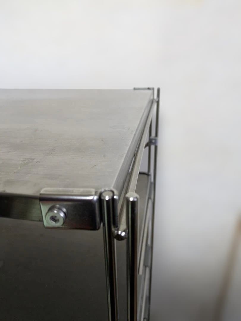 60100　無印良品　ステンレスユニットシェルフ