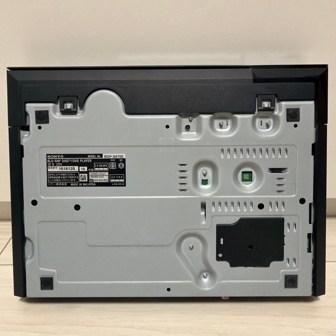 SONY 4K対応 ブルーレイプレーヤー 機種名:BDP-S6700