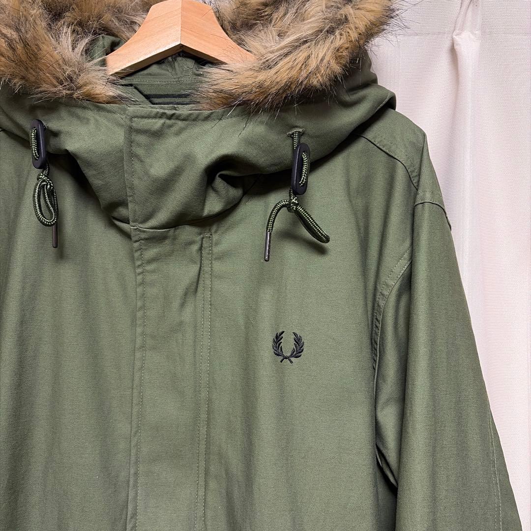 【今月限定】美品 FRED PERRY モッズコート ミリタリー Lサイズ