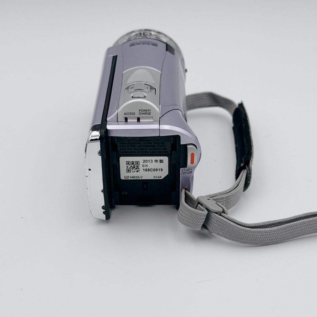 【良品】JVC Everio GZ-HM33-V フルHDデジタルビデオカメラ