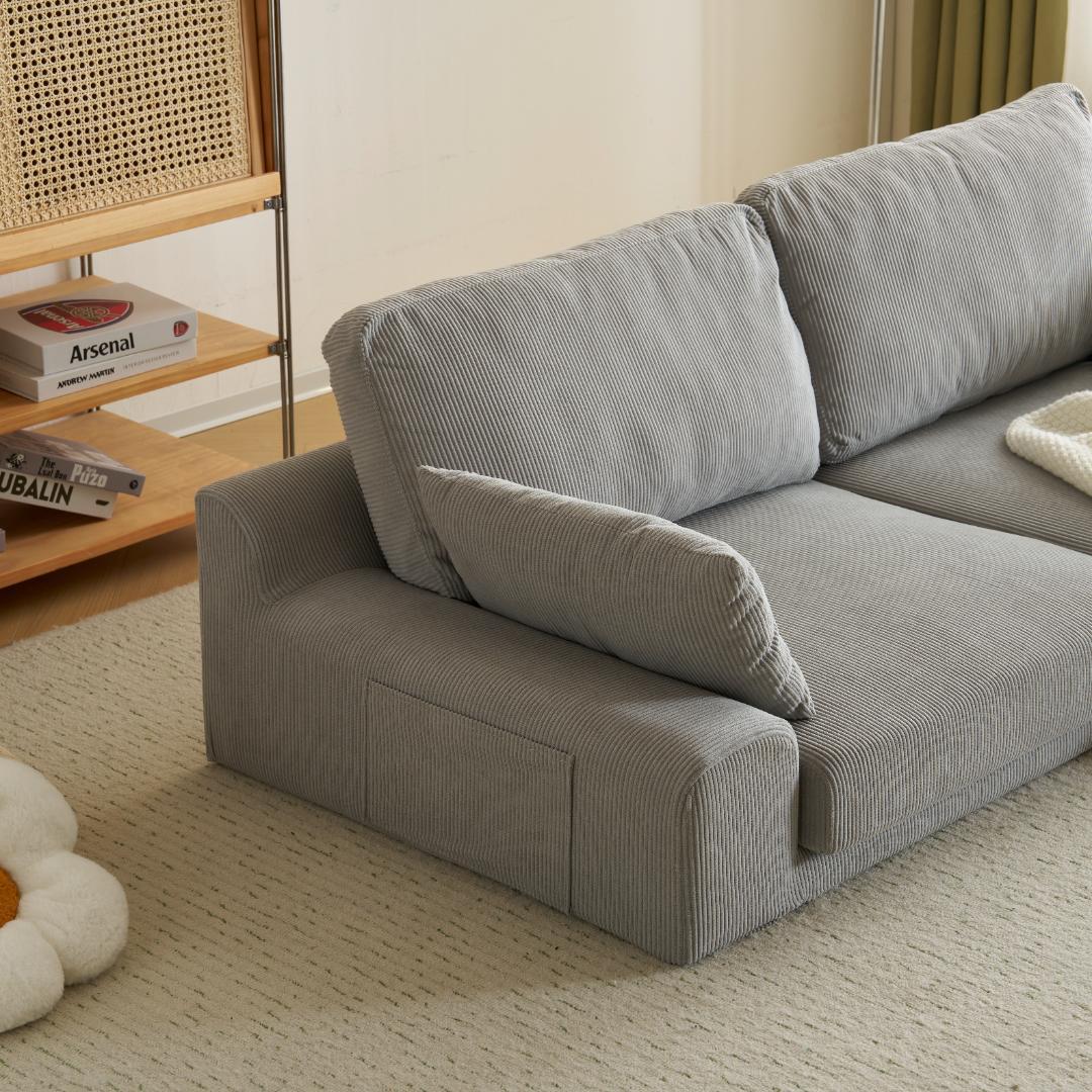 ソファ 2人掛け ソファベッド ローソファ フロアソファ こたつ用 クッション付