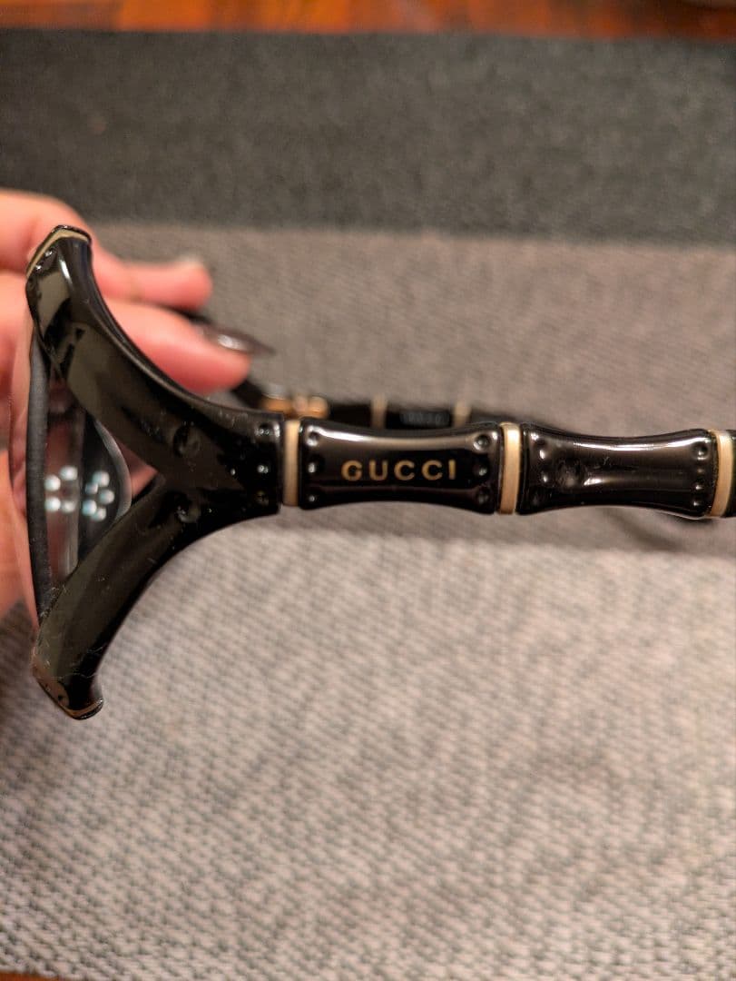 GUCCI♡レアバンブーデザイン ブラウンレンズ美品　ケース付