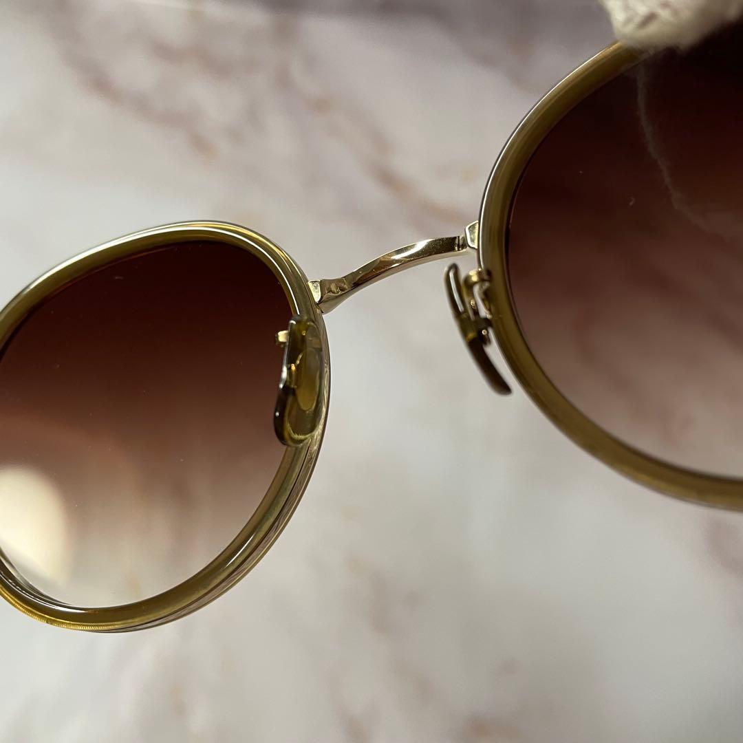OLIVER PEOPLES ラウンド Y2K サングラス ケース付き レア