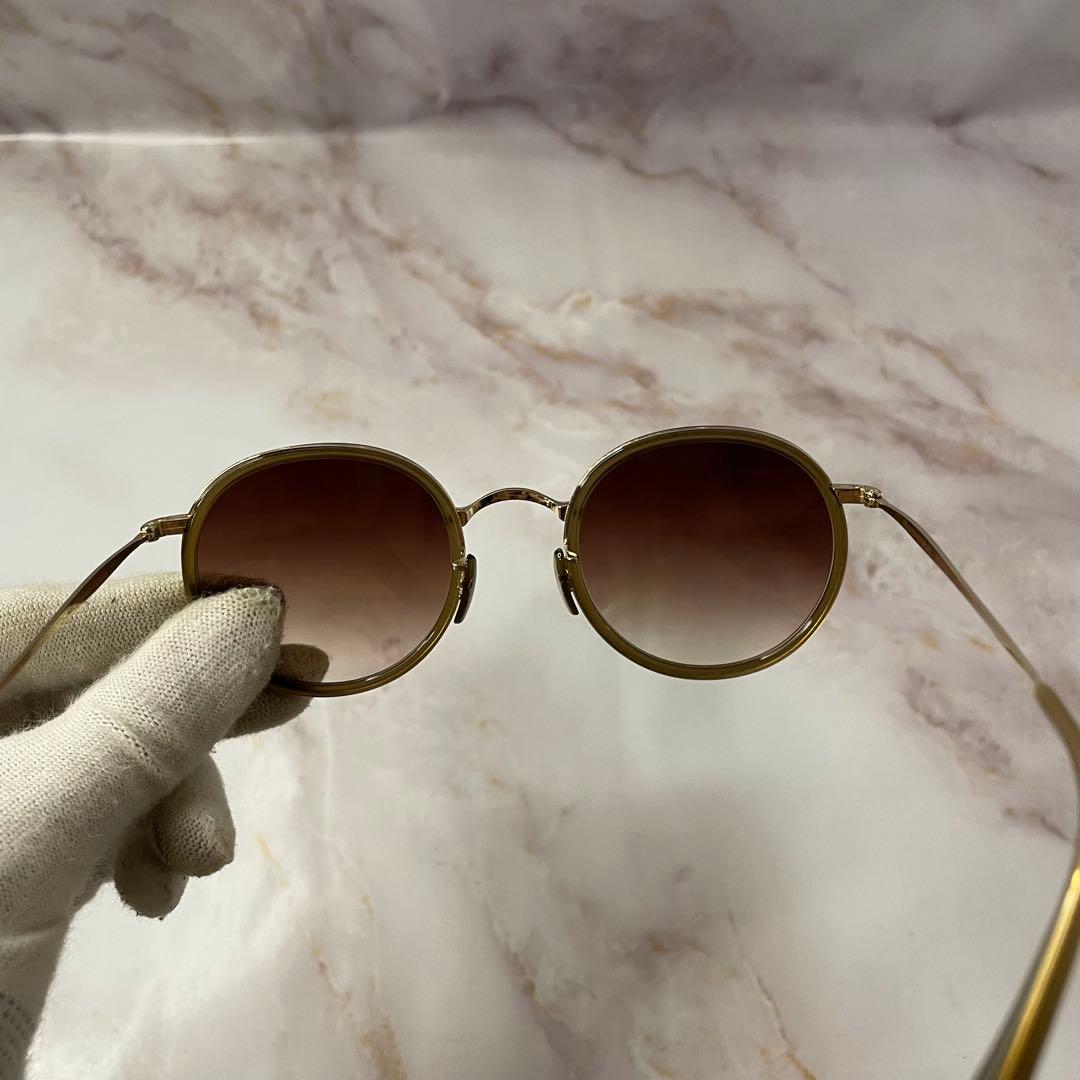 OLIVER PEOPLES ラウンド Y2K サングラス ケース付き レア